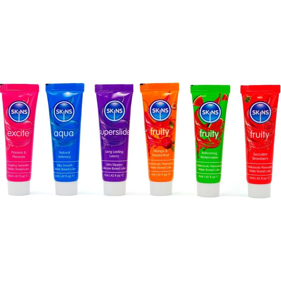 Skins-Vital & Fruity Kit Lubrificanti 6 X 12 ml · Lubrificanti (immagine 2)