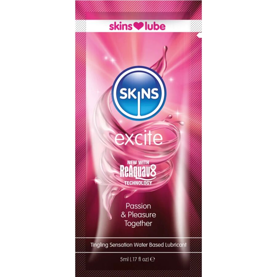 Skins-Ecciti Lubrificante a Base Acqua Monodose 5 ml 1 Skins-Ecciti Lubrificante a Base Acqua Monodose 5 ml · Lubrificanti