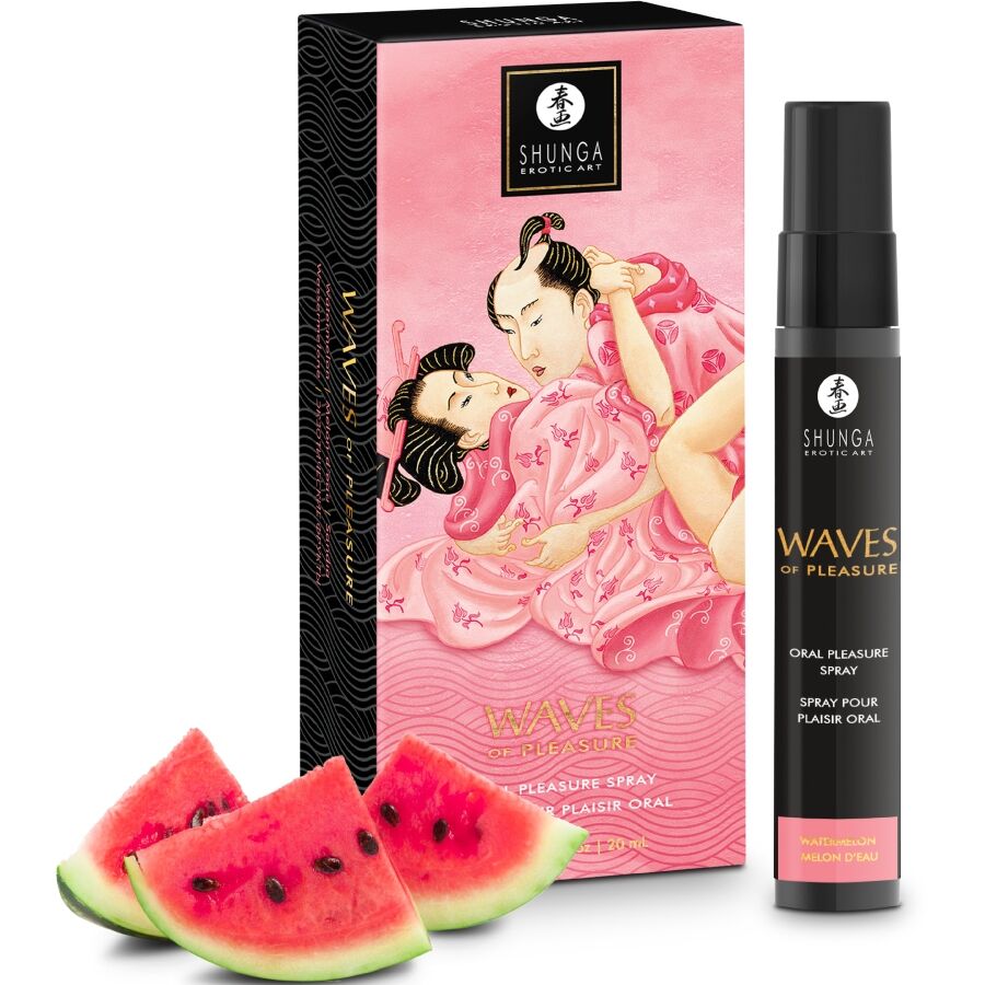 Shunga Aphrodisiacs-Waves Pleasure Spray Orale Seducente Melone 1 Shunga Aphrodisiacs-Waves Pleasure Spray Orale Seducente Melone · Sesso orale & Corpo
