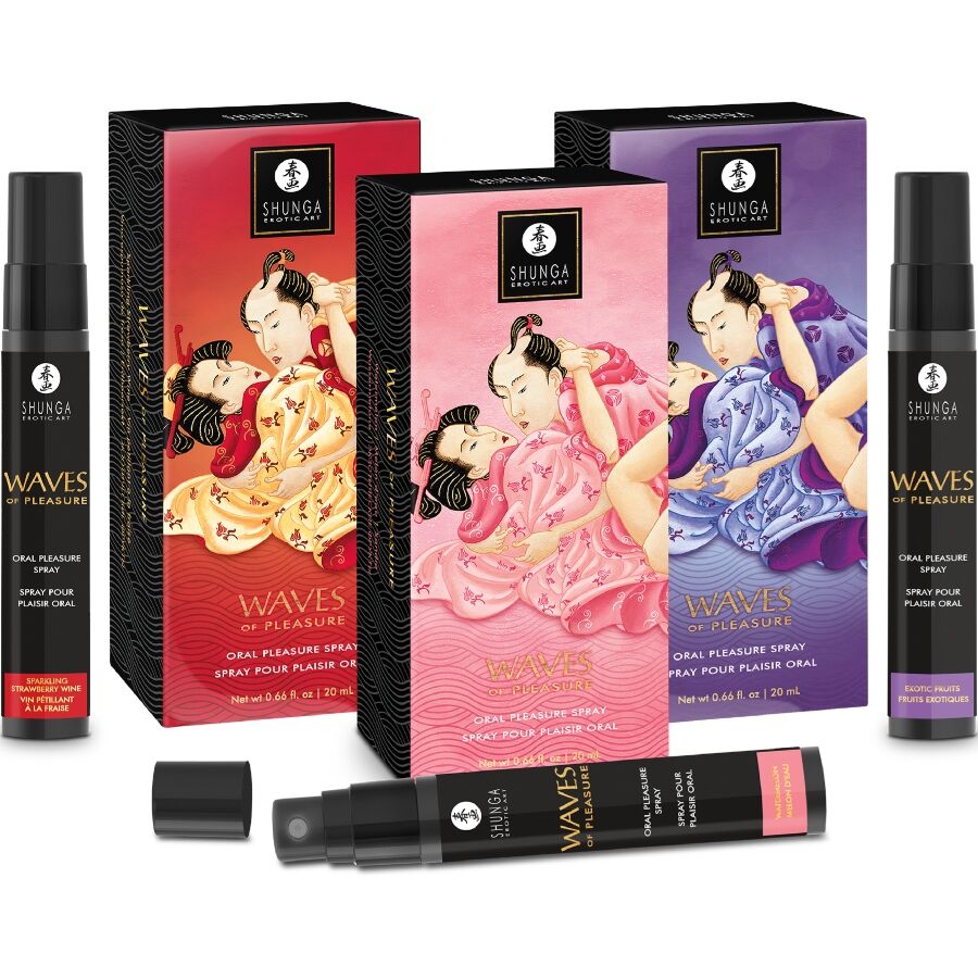 Shunga Aphrodisiacs-Waves Pleasure Spray Orale Seducente Melone 5 Shunga Aphrodisiacs-Waves Pleasure Spray Orale Seducente Melone · Sesso orale & Corpo (imaginea 5)