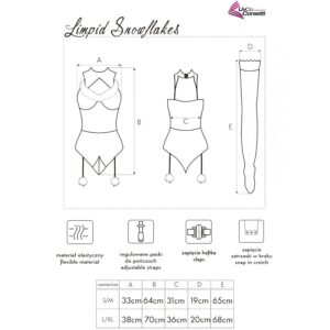 Livco Corsetti Fashion-Limpid Snowflakes LC-90604 Set Body 10 Livco Corsetti Fashion-Limpid Snowflakes LC-90604 Set Body · Costumi & Giochi di ruolo (imaginea 5)