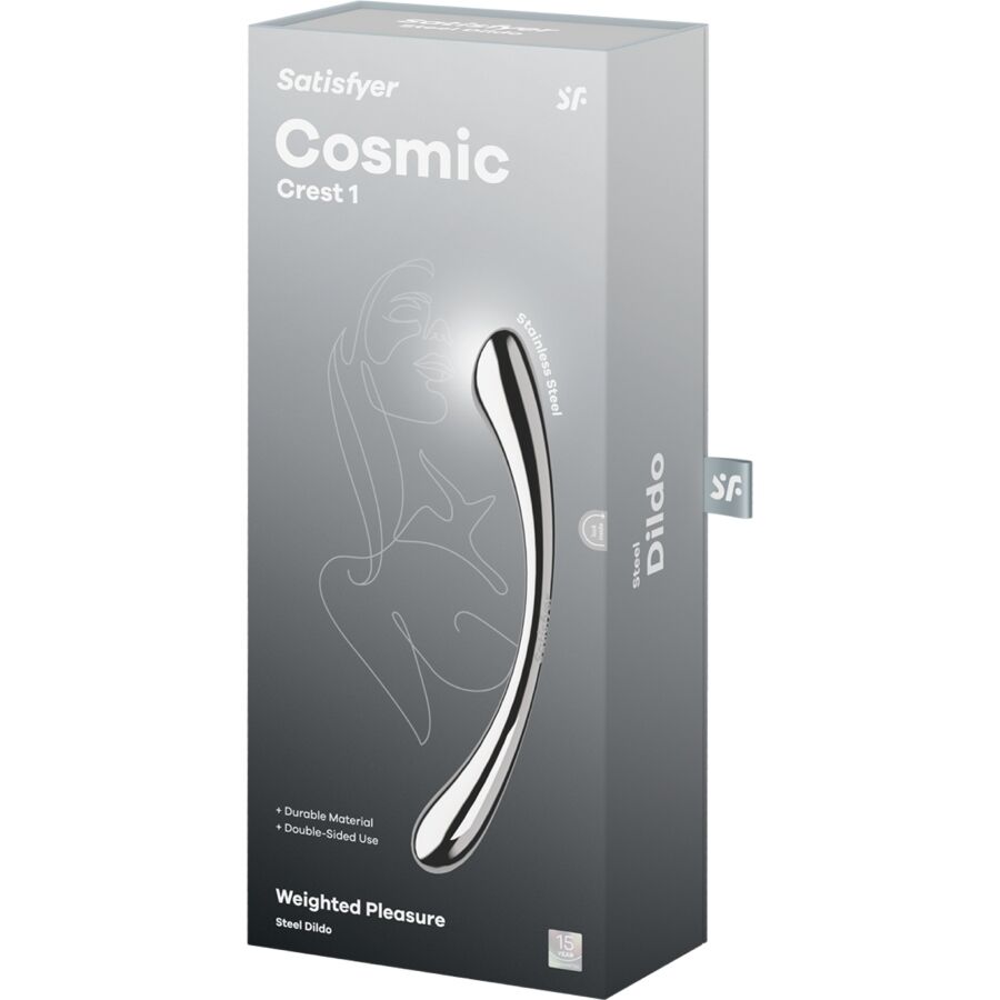 Satisfyer Dildo-Cosmic Crest 1 Dildo Doppio in Acciaio · Dildo & Stimolatori (immagine 5)