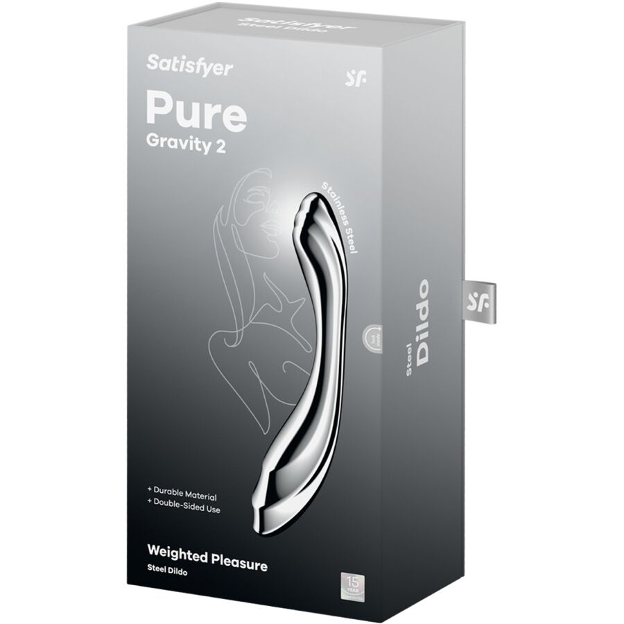 Satisfyer Dildo-Pure Gravity 2 Dildo Doppio in Acciaio 5 Satisfyer Dildo-Pure Gravity 2 Dildo Doppio in Acciaio · Dildo & Stimolatori (imaginea 5)