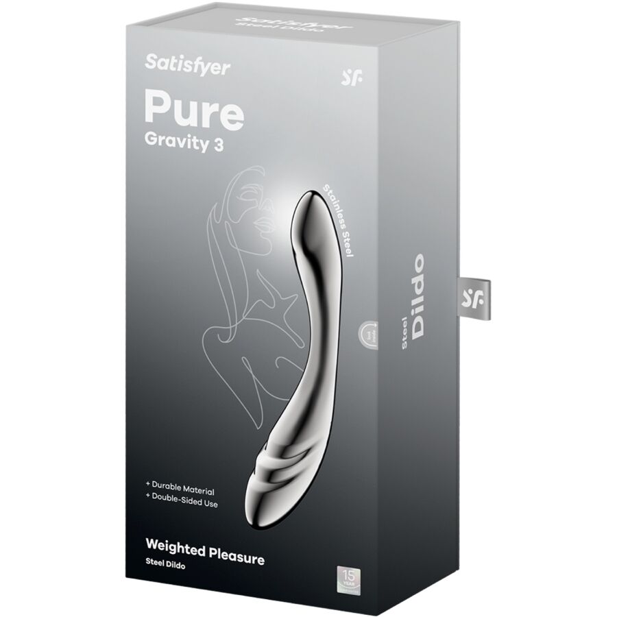Satisfyer Dildo-Pure Gravity 3 Acciaio Inossidabile, Dildo 5 Satisfyer Dildo-Pure Gravity 3 Acciaio Inossidabile, Dildo · Dildo & Stimolatori (imaginea 5)