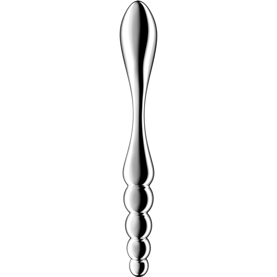 Satisfyer Dildo-Star Force 1 Dildo Doppio In Acciaio Inossidabile-Metallo 2 Satisfyer Dildo-Star Force 1 Dildo Doppio In Acciaio Inossidabile-Metallo · Dildo & Stimolatori (imaginea 2)