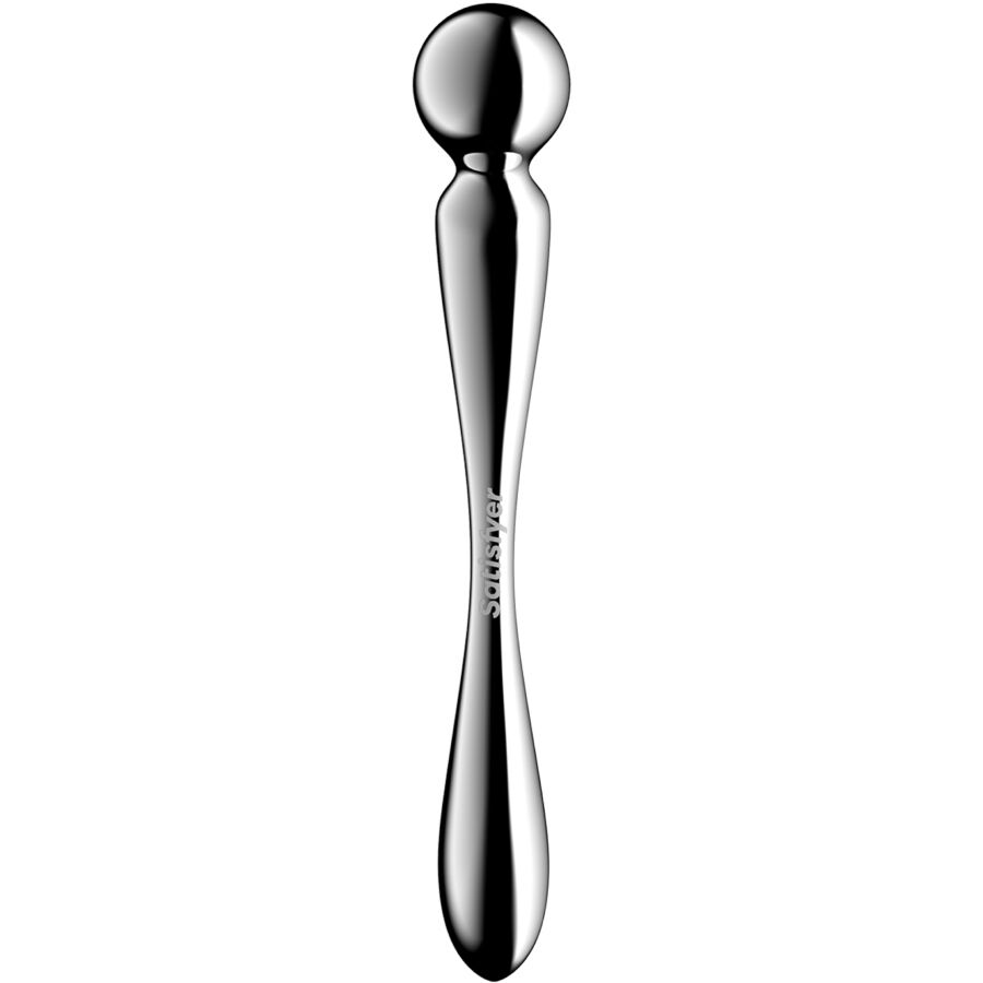 Satisfyer Dildo-Star Force 2 Dildo Doppio in Acciaio Inossidabile-Metallo · Dildo & Stimolatori (imaginea 4)