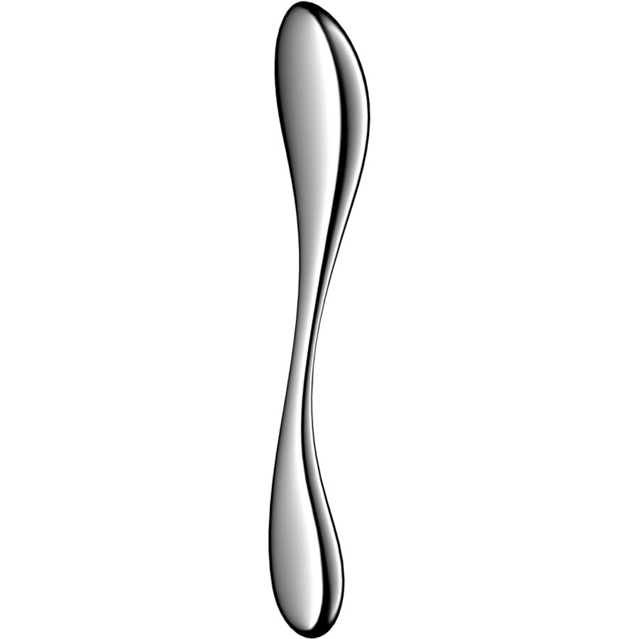 Satisfyer Dildo-Star Force 3 Dildo Doppio in Acciaio Inossidabile-Metallo 1 Satisfyer Dildo-Star Force 3 Dildo Doppio in Acciaio Inossidabile-Metallo · Dildo & Stimolatori