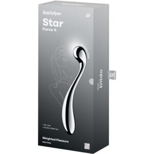 Satisfyer Dildo-Star Force 4 Dildo Doppia Testa in Acciaio · Dildo & Stimolatori (imaginea 5)