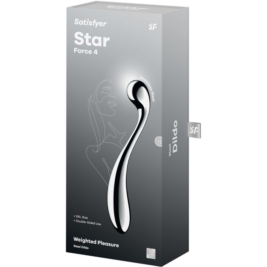 Satisfyer Dildo-Star Force 4 Dildo Doppia Testa in Acciaio · Dildo & Stimolatori (imaginea 5)