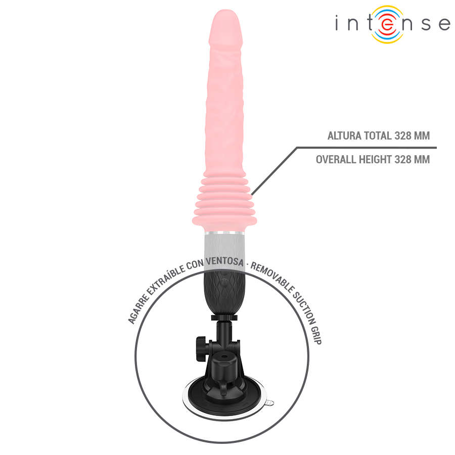 Intense High Tech-Intense Cynthia Vibratore con Movimento · Vibratori (immagine 4)