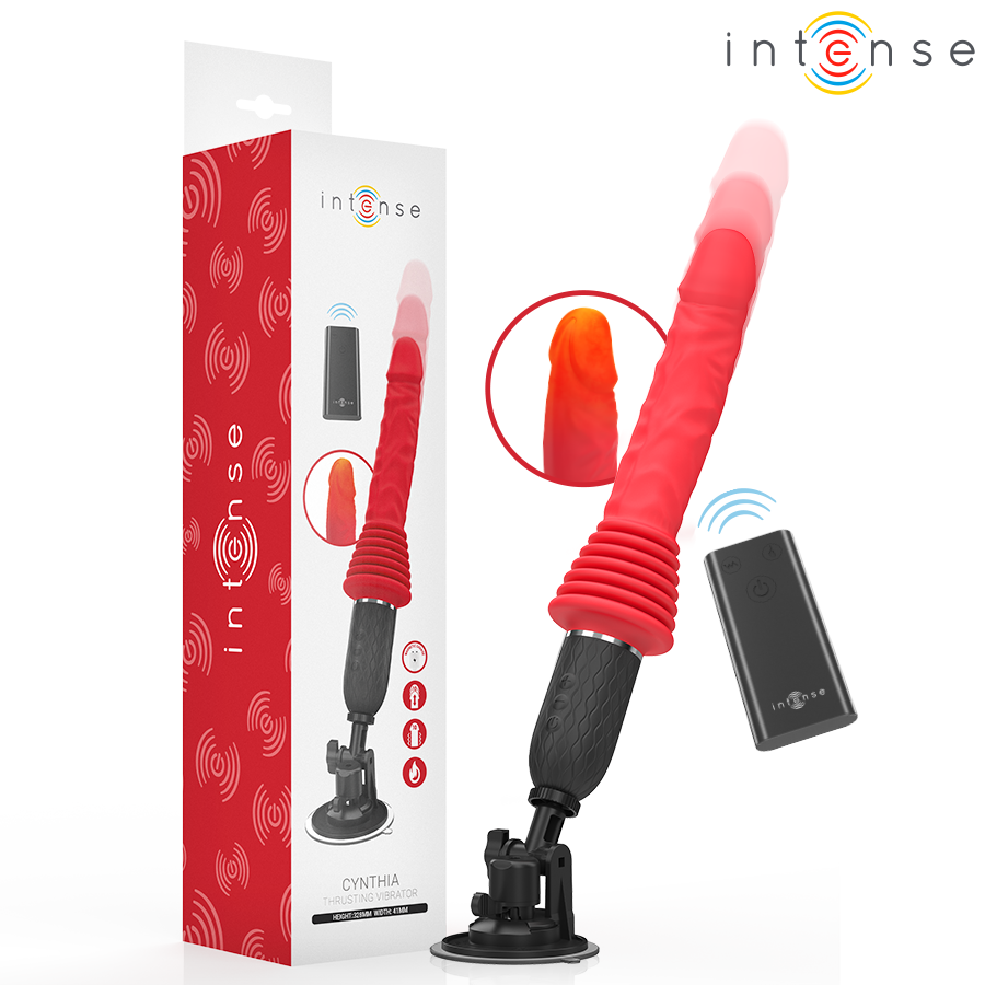 Intense High Tech-Intense Cynthia Vibratore con Movimento · Vibratori