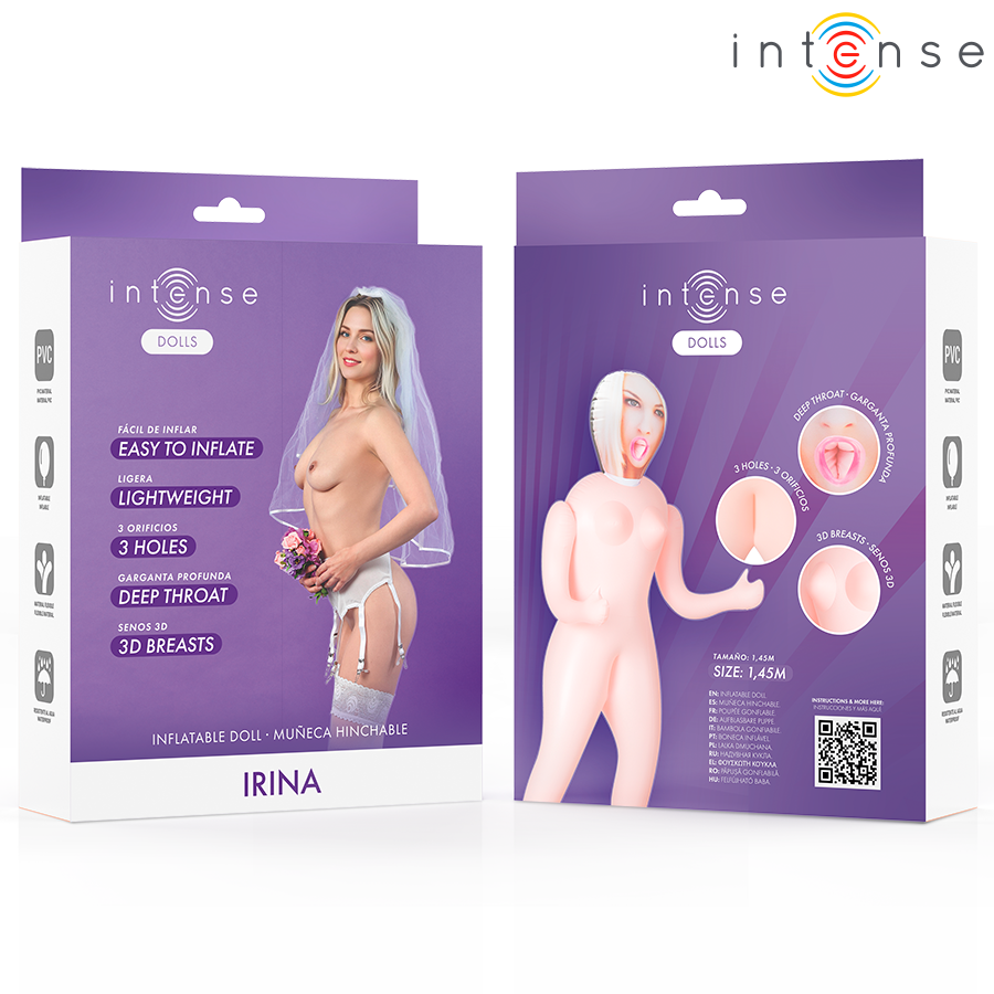Intense Bodies & Masturbators-Irina Bambola Gonfiabile con Tre · Bambole & Gonfiabili (imaginea 4)