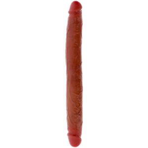 Get Real-Dildo Doppio Silicone Caramel 35 cm