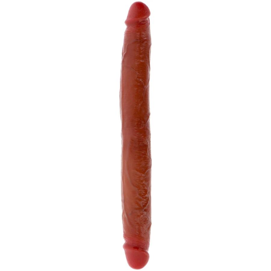 Get Real-Dildo Doppio Silicone Caramel 35 cm
