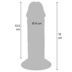 Get Real-Deluxe Extra Grosso Dildo Tpe Doppia Densità 15 cm-Ventosa · Dildo & Stimolatori (imaginea 4)