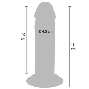 Get Real-Deluxe Extra-grosso Dong Tpe Doppia Densità 18 cm-Ventosa · Dildo & Stimolatori (imaginea 4)
