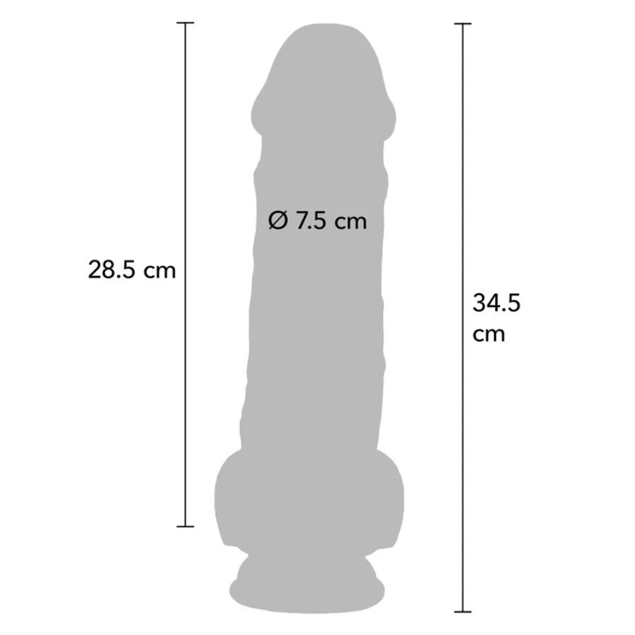 Get Real-Deluxe Pene Realistico con Testicoli Extra Spesso 34.5 cm 2 Get Real-Deluxe Pene Realistico con Testicoli Extra Spesso 34.5 cm · Dildo & Stimolatori (imaginea 2)