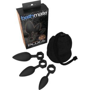 Bathmate-Set di allenamento 3 Plug anale-Silicone, 3 velocità · Giocattoli anali