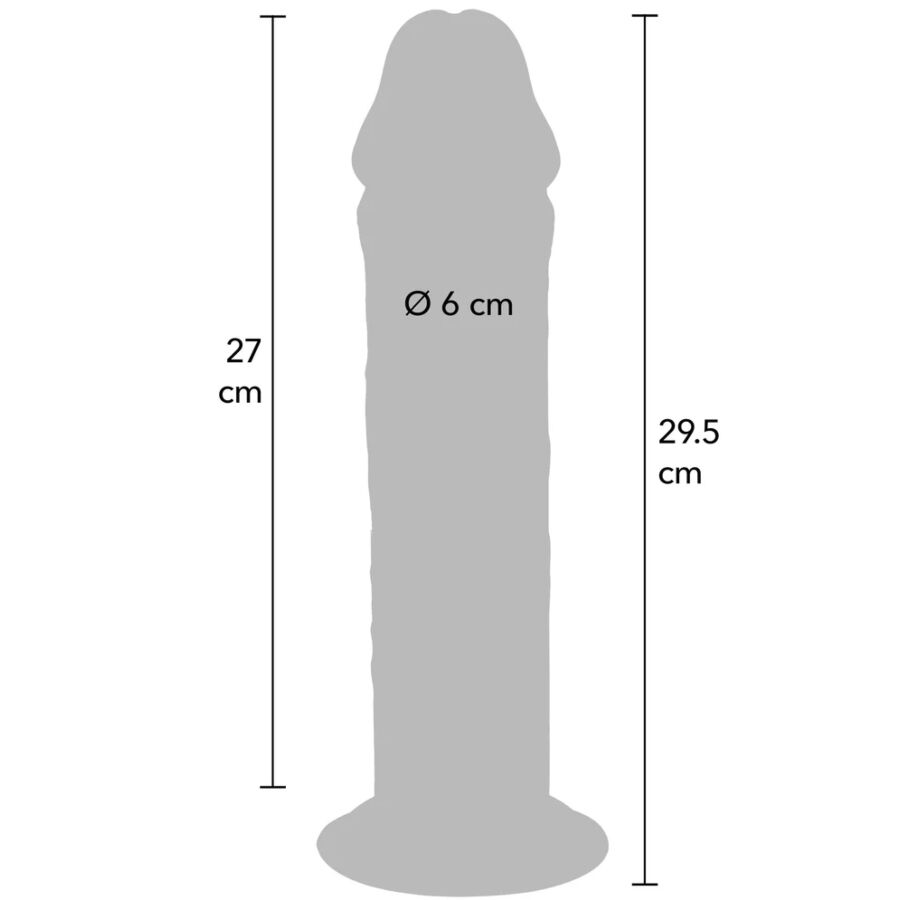 Get Real-Deluxe Extra-grosso Doppia Densità Tpe Dong 29.5 cm · Dildo & Stimolatori (imaginea 5)