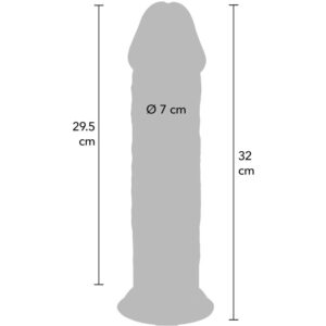 Get Real-Deluxe Dildo Tpe Doppia Densità 32 cm-Ventosa · Dildo & Stimolatori (imaginea 3)