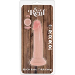 Get Real-Deluxe Dildo Tpe Doppia Densità 32 cm-Ventosa · Dildo & Stimolatori (imaginea 5)