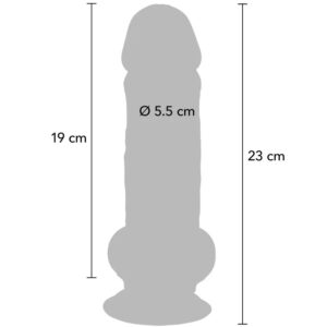 Get Real-Deluxe Pene Realistico con testicoli extra spessi 23 cm-TPE · Dildo & Stimolatori (immagine 3)