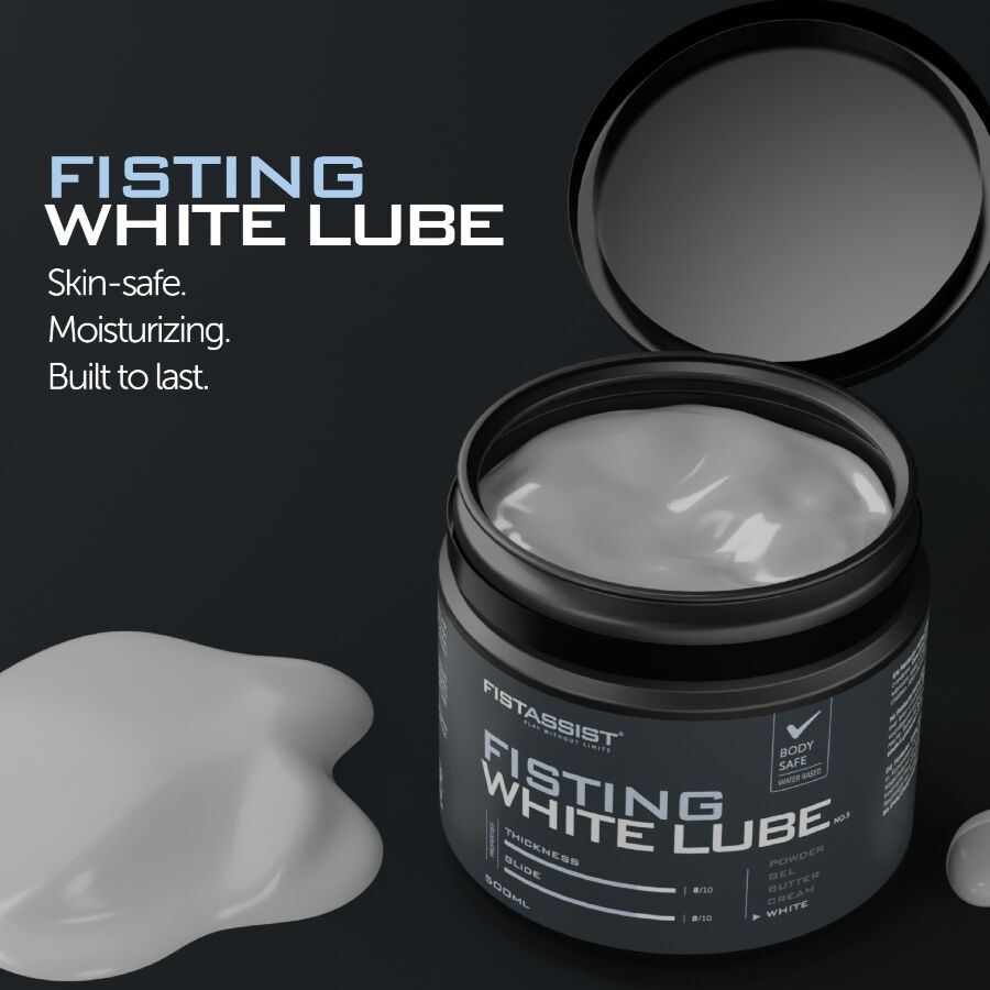 Cobeco -Fist Assist-Fist Assist White Lube Extra-Thick-500 ml 3 Cobeco -Fist Assist-Fist Assist White Lube Extra-Thick-500 ml — COBECO PHARMA · Lubrificanti (imaginea 3)