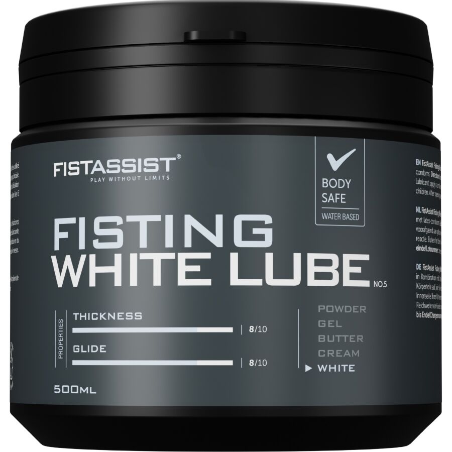 Cobeco -Fist Assist-Fist Assist White Lube Extra-Thick-500 ml 1 Cobeco -Fist Assist-Fist Assist White Lube Extra-Thick-500 ml — COBECO PHARMA · Lubrificanti