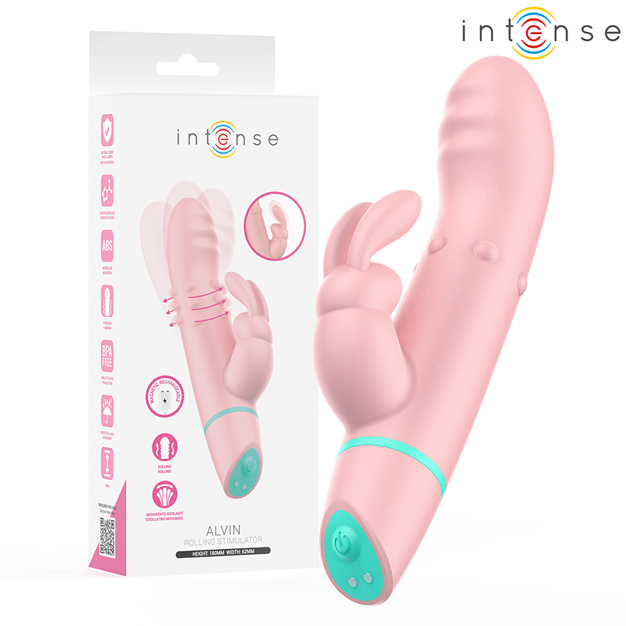 Intense High Tech-Alvin Rabbit Stimolatore & Rolling Vibratore + · Vibratori