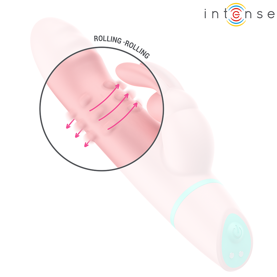 Intense High Tech-Alvin Rabbit Stimolatore & Rolling Vibratore + · Vibratori (immagine 5)