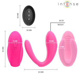 Intense Remote Control-Julia Doppio Vibratore Clamp Stimolatore · Giocattoli per coppie (imaginea 10)