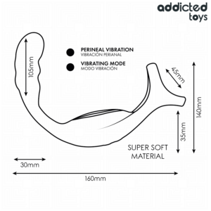 Addicted Toys-Anello fallico Dual per la prostata 14 Addicted Toys-Anello fallico Dual per la prostata · Anelli & Guaine per pene (imaginea 7)