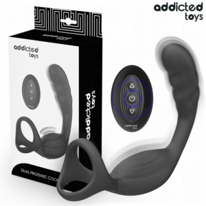 Addicted Toys-Anello fallico Dual per la prostata 8 Addicted Toys-Anello fallico Dual per la prostata · Anelli & Guaine per pene
