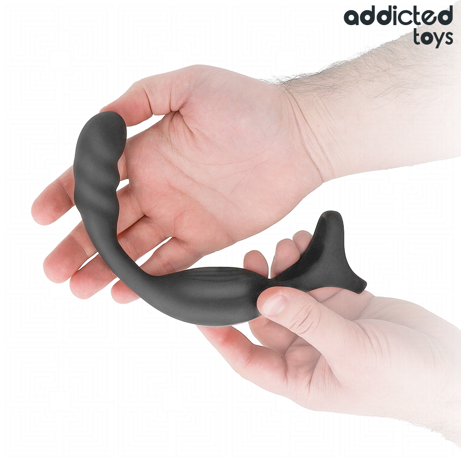 Addicted Toys-Anello fallico Dual per la prostata 2 Addicted Toys-Anello fallico Dual per la prostata · Anelli & Guaine per pene (imaginea 2)