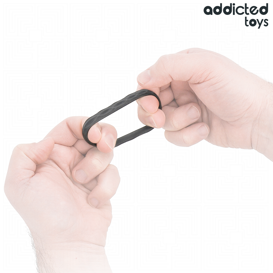 Addicted Toys-Set di anelli penieni strutturati 4 dimensioni in silicone 7 Addicted Toys-Set di anelli penieni strutturati 4 dimensioni in silicone · Anelli & Guaine per pene (imaginea 7)