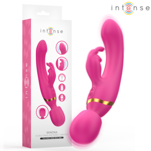 Intense High Tech-Winona Vibratore Doppio Rabbit & Wand-Silicone 294 Intense High Tech-Winona Vibratore Doppio Rabbit & Wand-Silicone