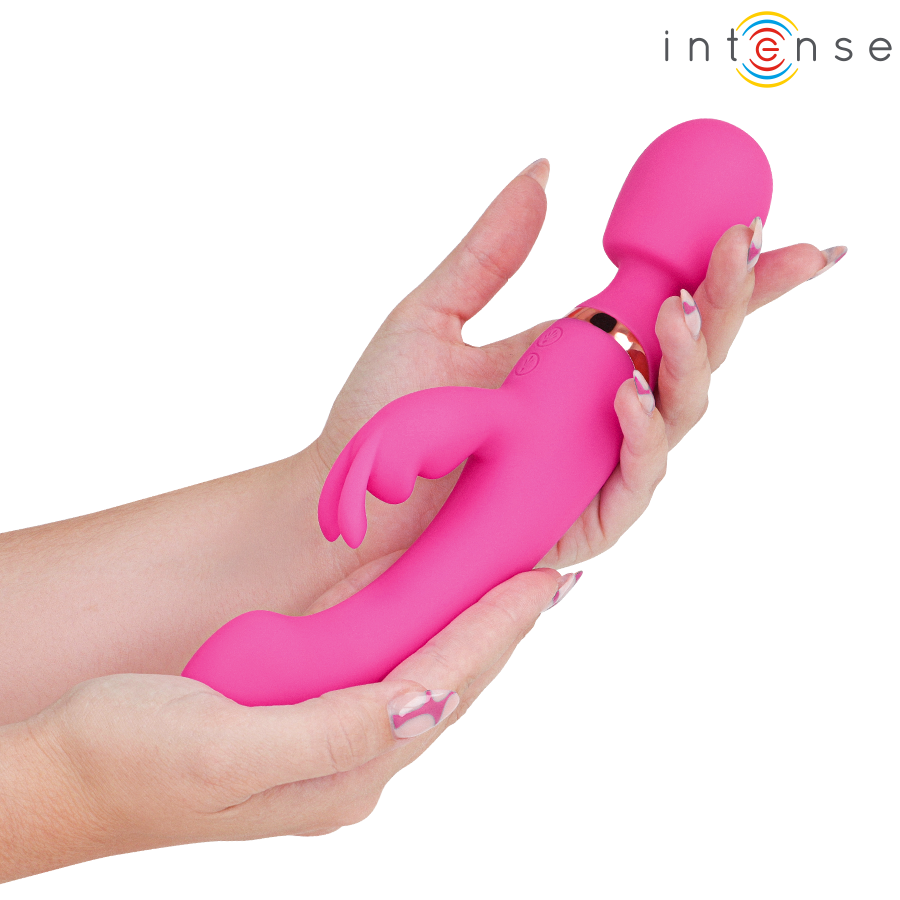 Intense High Tech-Winona Vibratore Doppio Rabbit & Wand-Silicone · Vibratori (immagine 6)