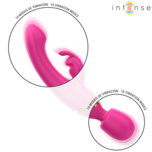Intense High Tech-Winona Vibratore Doppio Rabbit & Wand-Silicone · Vibratori (immagine 5)