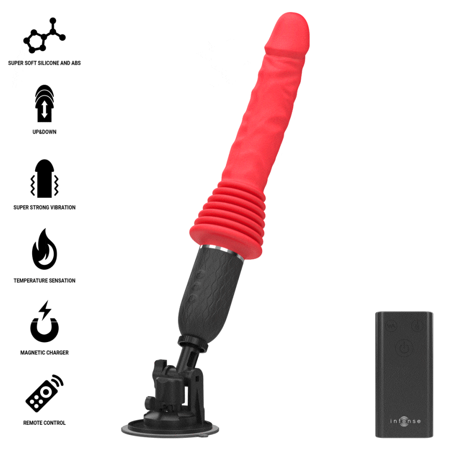Intense High Tech-Intense Cynthia Vibratore con Movimento · Vibratori (immagine 10)