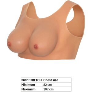Hidden Desire-Alter Ego Wearable Breast Top C-cup Flesh-Silicone 10 Hidden Desire-Alter Ego Wearable Breast Top C-cup Flesh-Silicone · Accessori lingerie (immagine 4)