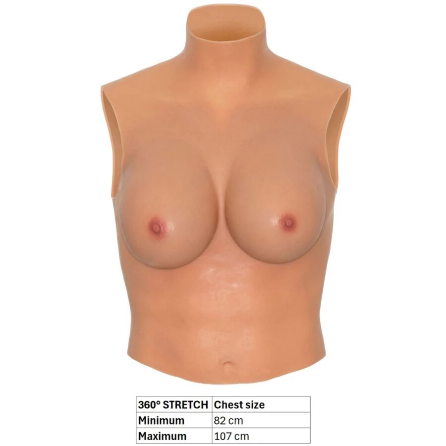 Hidden Desire-Alter Ego Top con Seni Portatili D-cup Flesh-Silicone · Accessori lingerie (immagine 5)