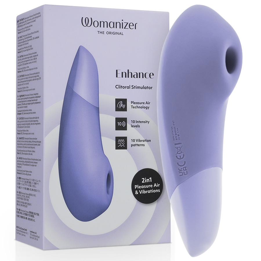 Womanizer-Enhance Stimolatore Clitorideo Silicone, 10 velocità · Vibratori (immagine 11)
