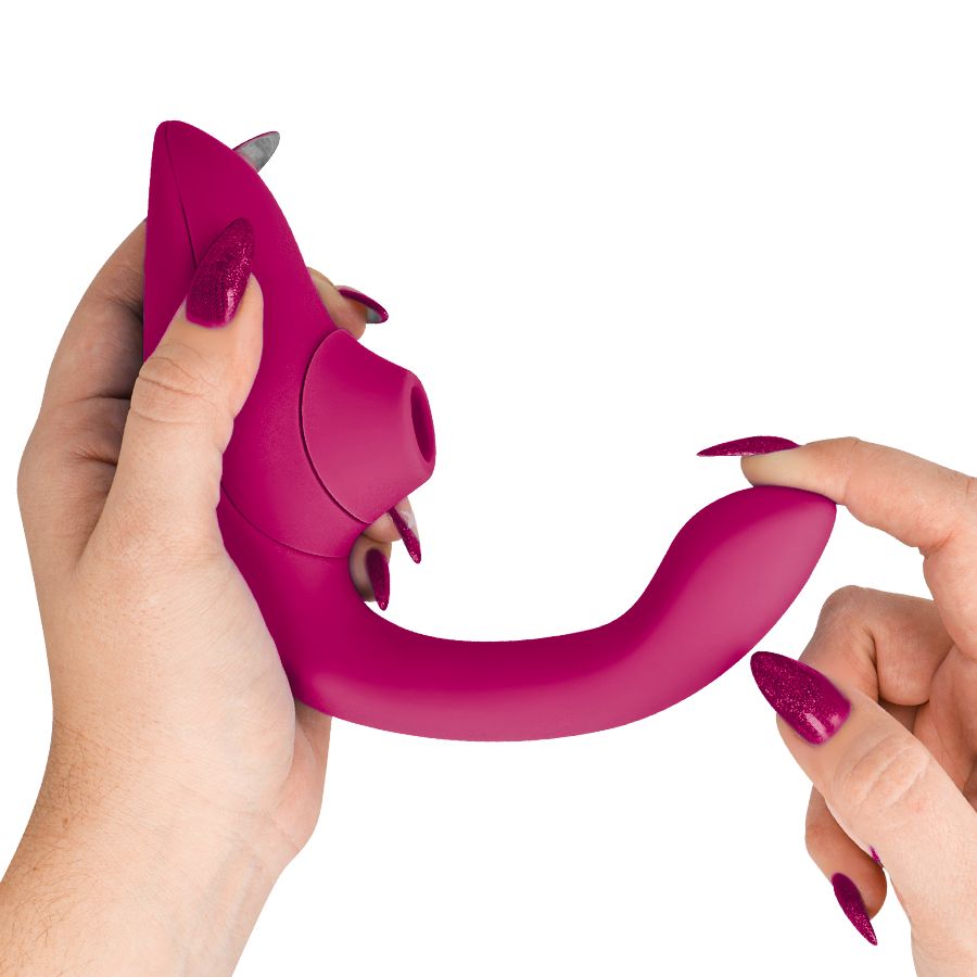 Womanizer-Blend Rabbit Vibrator Stimolatore Rosa Vibrant-Silicone · Vibratori (imaginea 8)
