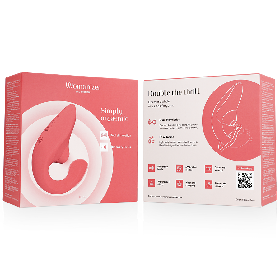 Womanizer-Blend Rabbit Vibrator Stimolatore Vibrante Rosa-Silicone · Vibratori (imaginea 5)