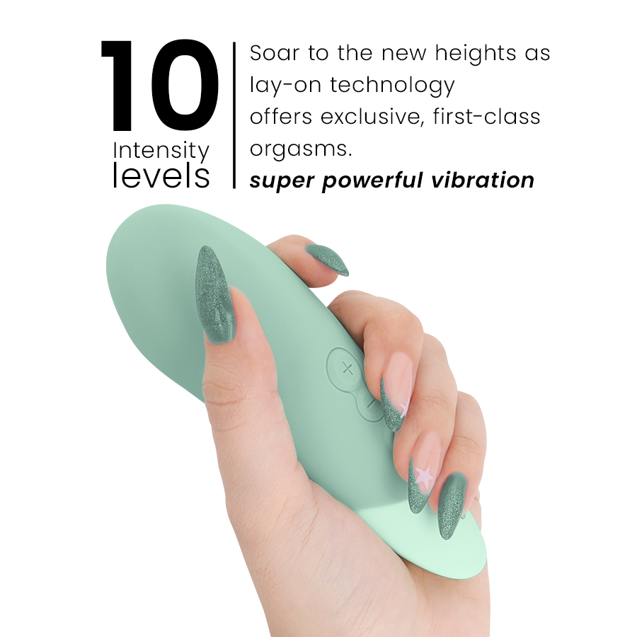 Womanizer-Vibe Lay-on Silent Vibrator Sage-Silicone, 10 velocità 6 Womanizer-Vibe Lay-on Silent Vibrator Sage-Silicone, 10 velocità · Vibratori (imaginea 6)