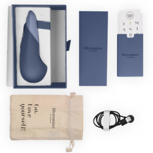 Womanizer-Vibe Lay-on Vibratore silenzioso Blu · Vibratori (imaginea 4)