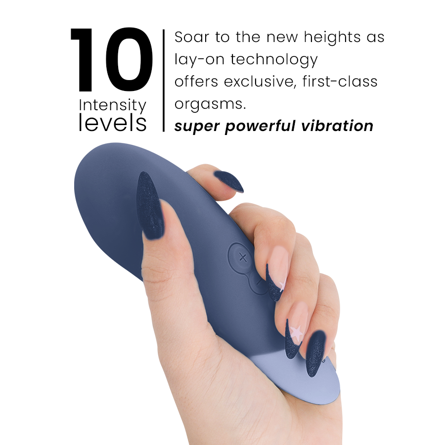 Womanizer-Vibe Lay-on Vibratore silenzioso Blu 3 Womanizer-Vibe Lay-on Vibratore silenzioso Blu · Vibratori (imaginea 3)