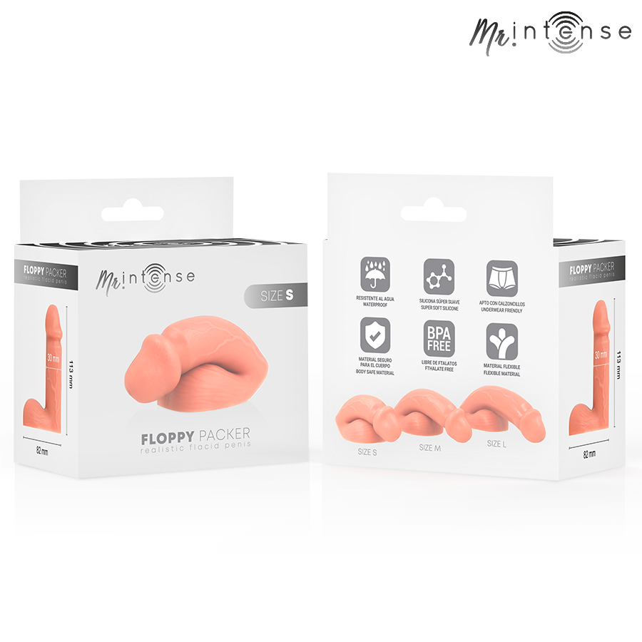 Mr. Intense Dildos-Floppy Size S Packer Realistico-Silicone · Dildo & Stimolatori (immagine 3)