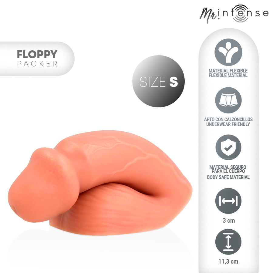 Mr. Intense Dildos-Floppy Size S Packer Realistico-Silicone · Dildo & Stimolatori (immagine 2)
