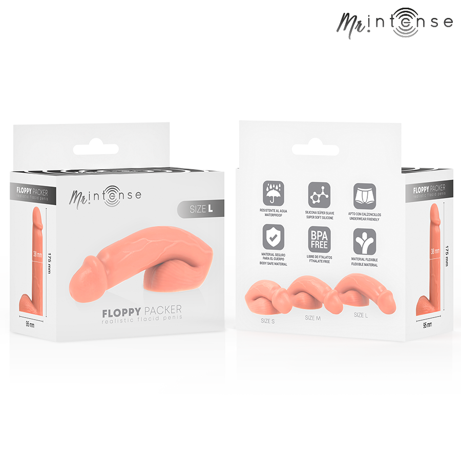 Mr. Intense Dildos-Packer Realistico Floppy, Dimensione L-Silicone · Dildo & Stimolatori (immagine 3)